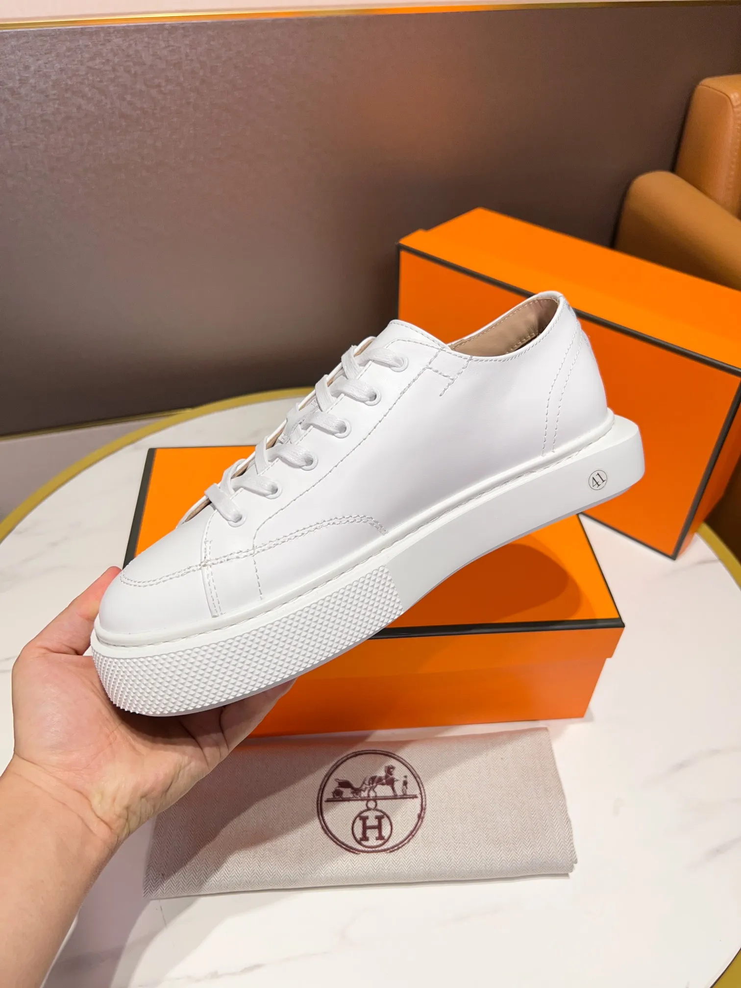 P460🧨【HERMES】Hermès - high-end quality, original order🔍🔍new product in men's counter, upper imported from Italy cowhide, sheepskin lining, sole: original factory special sole, exclusive movable molded sole super comfortable, original factory follow-up goods -Super high quality control·Fine workmanship: highlighted (high-end·nobility·grade) -Size: 38-44 (45 can be customized)·